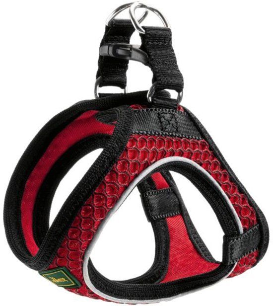 Hunter Harnas Hilo Comfort Rood - Hondenharnas - 30-35/33-36 cm