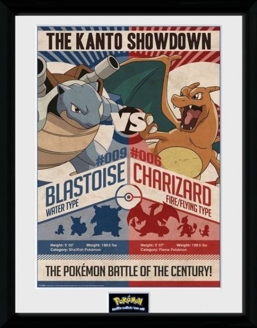GB eye Pokemon Collector Print - Red vs Blue