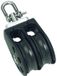 Barton Marine Poulie pivotante double 350kg 8 mm Argent