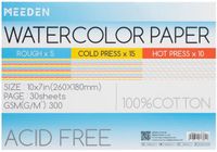 MEEDEN Art schilderpapier 3-in-1 blok 10 x 7”
