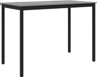 vidaXL - Staande - Bartafel - Bewerkt - hout - Rechthoekig