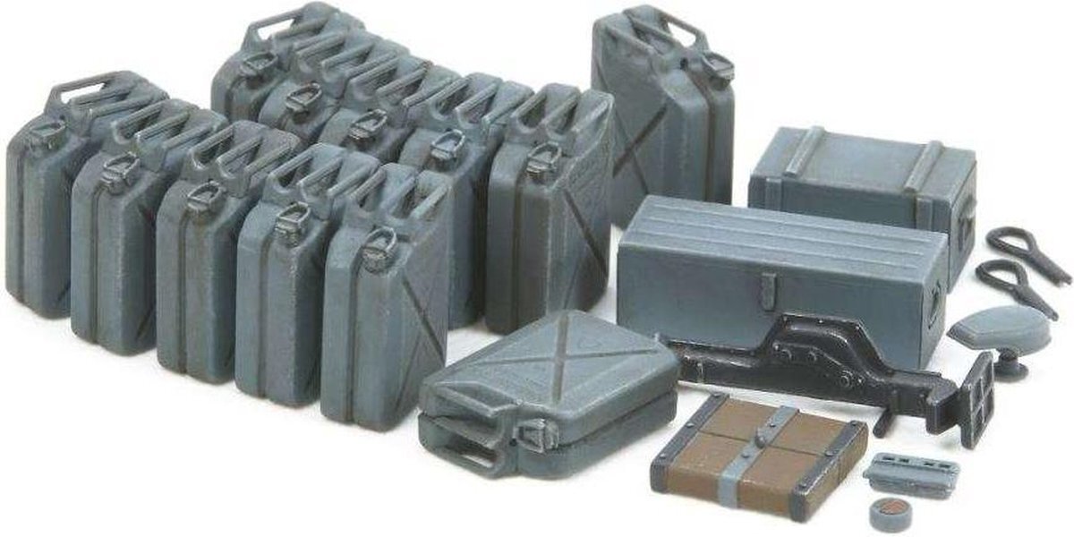 tamiya 300035315 - 1:35 WWII Duitse jerrycan set (12) vroeg