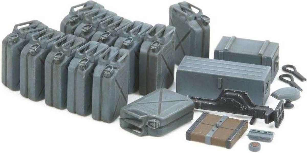 Tamiya 300035315 - 1:35 WWII Duitse jerrycan set (12) vroeg