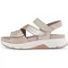 Gabor Rollingsoft Sandales en serpent métallisé velours femme
