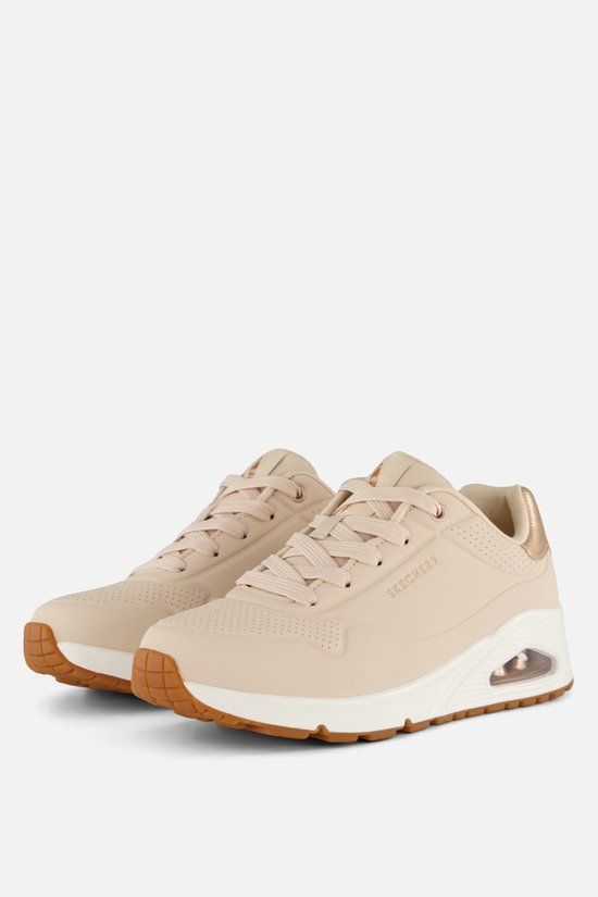 Skechers Uno Golden Air Sneakers Dames Beige Maat 37