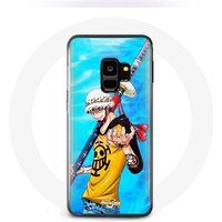 Maniacase Tasje voor Samsung Galaxy S9 One Piece Manga Trafalgar Law zwaard