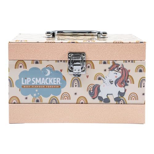 Lip Smacker Beauty Vanity Case, Alles-in-één Make-up Benodigdheden voor Gezicht, Lippen & Nagels voor de Ultieme Creatieve Look van je Kinderen, Haaraccessoires & Applicators Inbegrepen