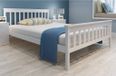 Maison Exclusive - Cadre de lit avec matelas, pin massif, 140 x 200 cm