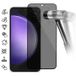 Samsung Protecteur d'Écran Galaxy S24 FE en Verre Trempé Privacy Full Cover - Bord Noir
