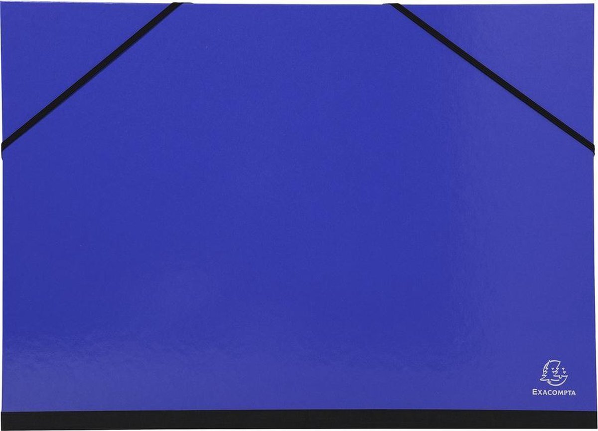 Acropaq Tekenmap A3 - 32 x 45 cm - met Elastieken - Donderblauw