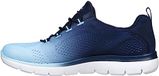 Skechers dames Summits Bright Charmer Trainers, Marine & Bleu Clair Mesh/Trim, 37 EU