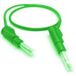 Mueller Electric 22.451-.25M-5 Câble de mesure de sécurité Fiche banane 4 mm Fiche banane 4 mm 0.25 m Vert 1 pièce(s)