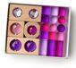 Blocs de construction en acrylique - 19 pièces - Teintes violettes - Empilable
