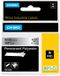 DYMO Rhino Industriële labels | Permanent Polyester | 9 mm x 5,5 m | Zwart op Metallic