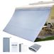 VEVOR Zijwand voor zonnezeil, zonwering voor camper, caravan, 2 x 3,7 m, frontpaneel voor zonnezeil van polyester, zonwering, camping, reizen, picknick, anti-uv 50+ naad Doopia