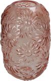 HD Collection Vase Verre Orange 15x15x24cm