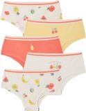Vertbaudet Set van 5 shorty's met fruitprint