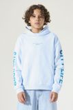 Garcia Jongens Tekst Print Sweater Blauw Lange Mouw