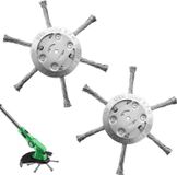 Débroussailleuse 2 pièces brosse désherbage avec alésage de 5 mm