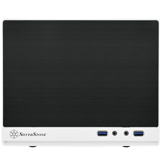 Silverstone SG13 - Computerbehuizing - Zwart, Wit