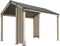Sojag Lito 1012 Paviljoen van aluminium - 3x3,7 m - Houtlook