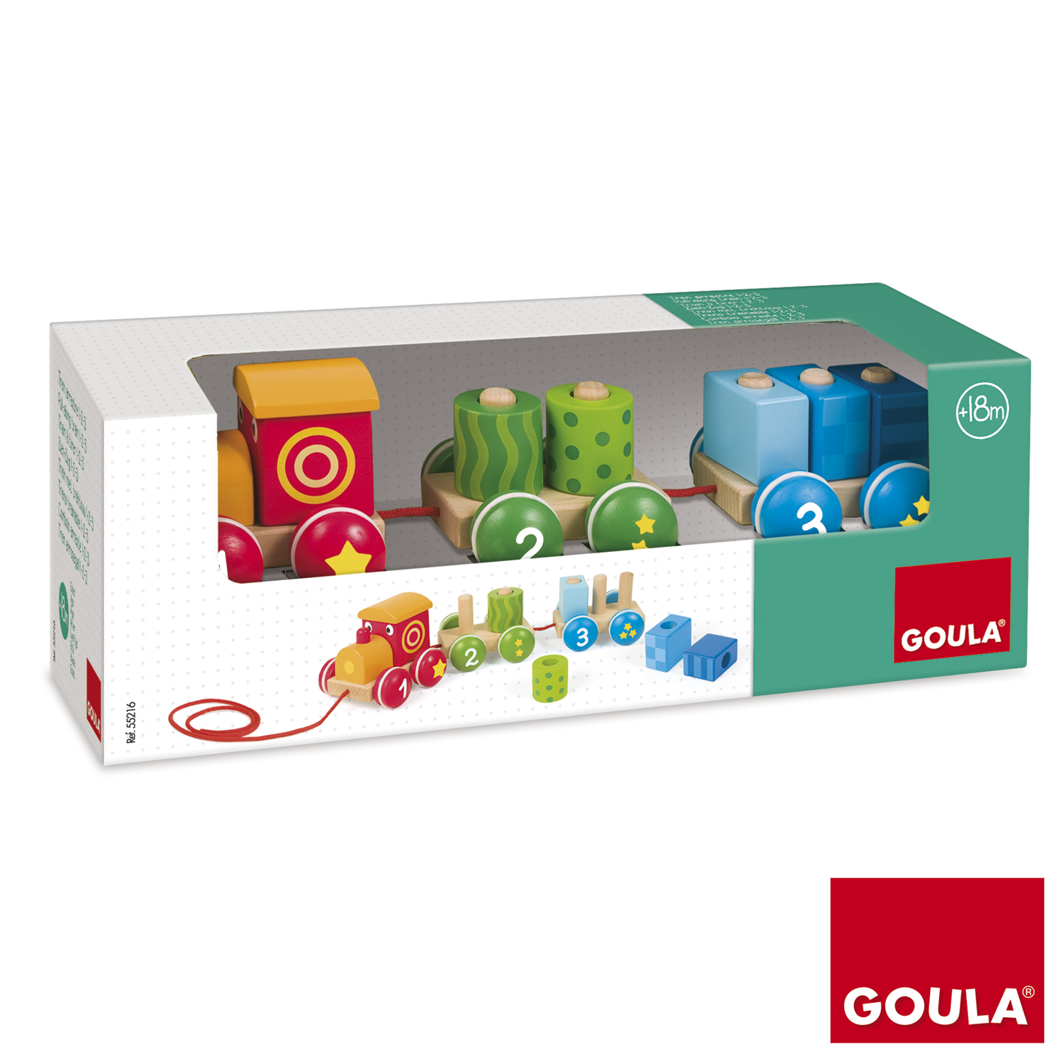 Jumbo Goula Trein 1-2-3