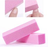 New Age Devi Nagelbufferblok - 2x Roze - Ontvetten/Opruwen voor Natuurlijke Nagels