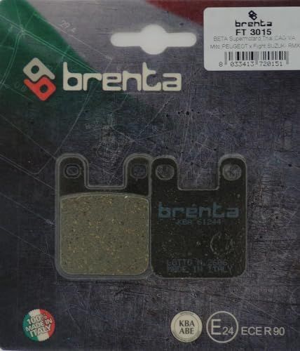 Brenta Organische motorfiets remblokken voor Alfer, Aprilia, Beta, Cipi, Derbi Gas