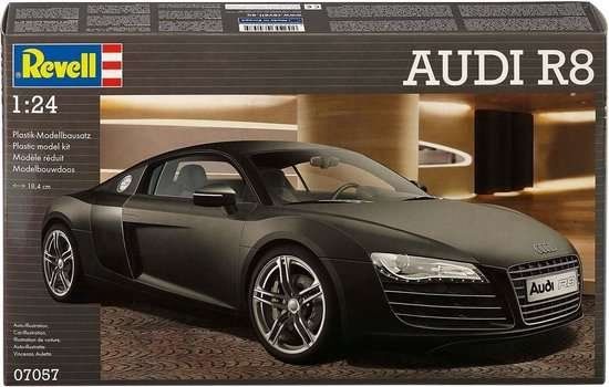 Revell 1:24 Audi R8 Plastic Model Kit - 07057