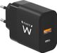 Ewent EW1327 oplader voor mobiele apparatuur Universeel Zwart AC Snel opladen Binnen 45 W