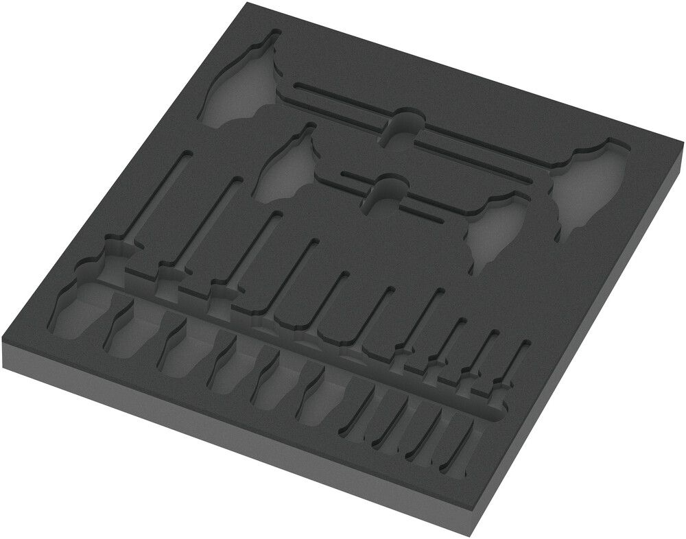 Wera 9812 Schuimrubberen inzetstuk voor TORX® HF-schroevendraaiers Set 1