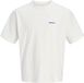 Jack & Jones T-shirt met logo op de achterkant, korte mouwen, ronde hals, katoen, maat S, wit