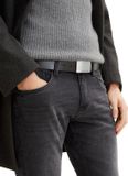 Tom Tailor - TTBOB leren riem met gesp - Maat 100 - black uni