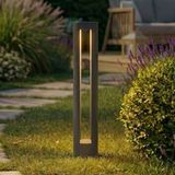 Lindby Soriq borne lumineuse LED, 75 cm, anthracite, IP54