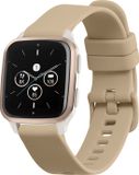 kwmobile horlogebandje geschikt voor Garmin Venu Sq 2 Music / Sq 2 / Vivoactive 6 / Vivoactive 5 polsband - Smartwatch bandje van TPU - Activity tracker horloge band in beige