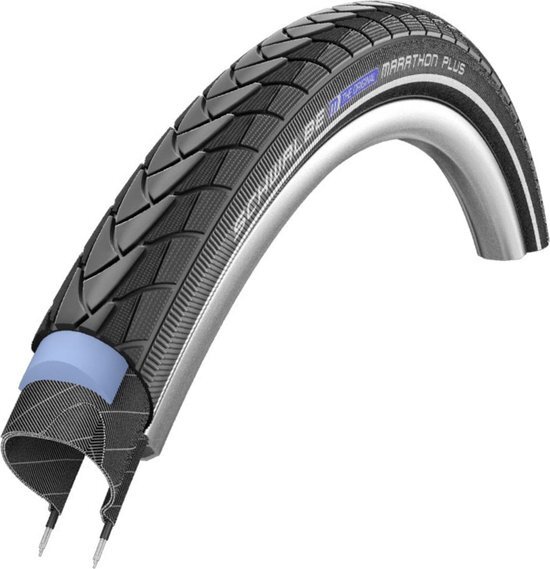 Schwalbe Marathon Plus Fietsband SmartGuard Endurance Reflex 28x1.00 zwart