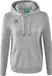 Erima Essential Team Hoodie Dames Slate Grey / Licht Grey Melange Maat 38