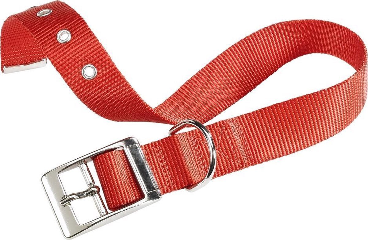 Ferplast Halsband Honden Club 45 Cm Nylon Rood rood