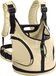 Hunter Rugzak Kangaroo - Beige/Zwart - Hondenrugzak & Buikdrager - 30 x 20 x 30 cm