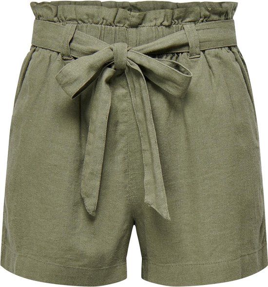 JDY JDYSAY Linen Shorts Women - Kalamata - Size 42