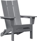 vidaXL Adirondack Stoel Lichtgrijs