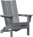 vidaXL Adirondack Stoel Lichtgrijs