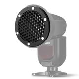 NEEWER Honingraat voor flits, magneetlichtmodificator voor Speedlite compatibel met Godox V1/V1 Pro V850III/860II NEEWER NW620 NW700 NW760 Z880 Z760 Z1 Z2, zonder adapterringen, CRS15