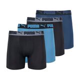 PUMA Boxershorts voor heren, Blauwe Combo, M