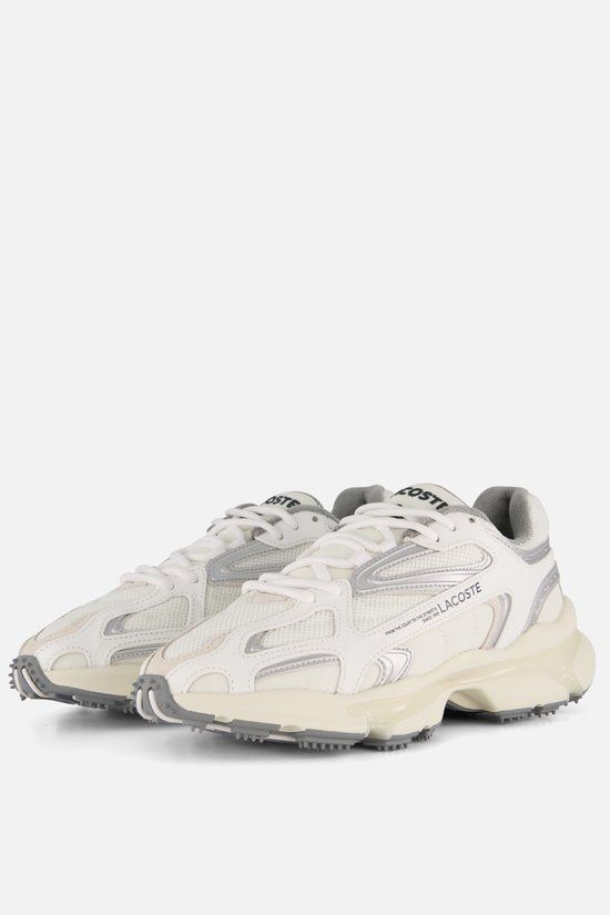 Lacoste L003 Evo 2K24 Sneakers wit Textiel - Maat 46