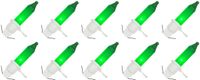OE Lightning Reserve Kerstlampjes - 10 stuks - Witte Insteek Fitting - 2.5V/0.425W - Groen Licht