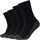 Camano Unisex Pro Tex Diabetic Ankle Socks, 4-pack, black, size 39-42