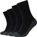 Camano Unisex Pro Tex Diabetic Ankle Socks, 4-pack, black, size 39-42