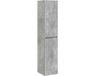 vidaXL Wandgemonteerde Badkamerkast Betongrijs 33 x 34,5 x 160 cm