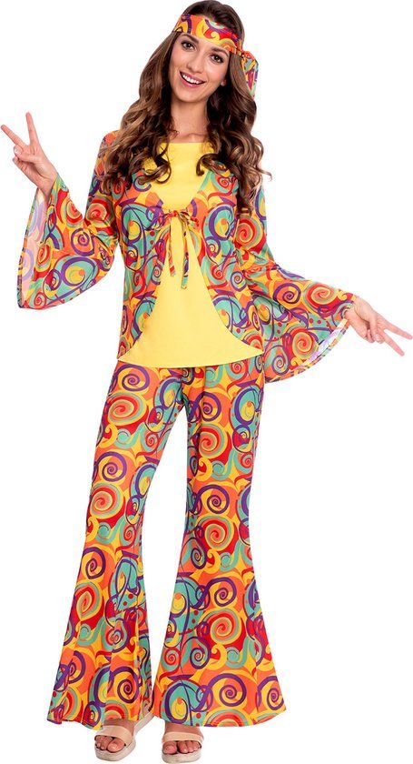 Amscan - Kinderkostuum kleine duivels, jurk, riem, halsketting, duivelshoorn, Little Devil, themafeest, carnaval, Halloween